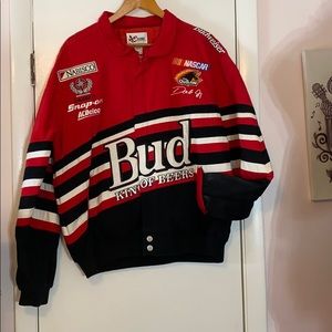 Vintage Dale Earnhart Jr. Cotton Zip-Up Bomber